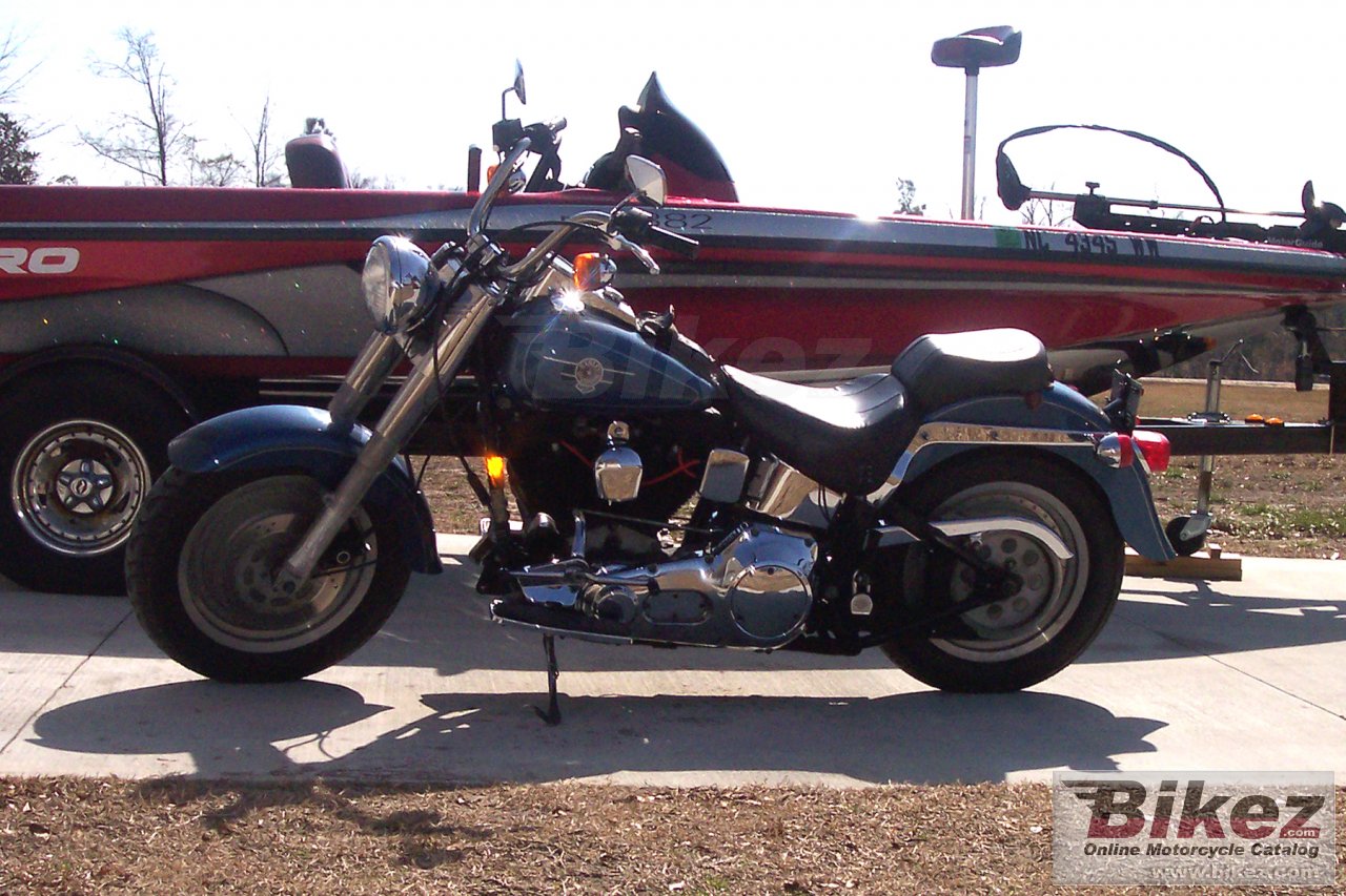 Big am 1340 softail fat boy picture and wallpaper from Bikez.com